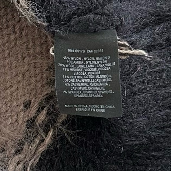 Anthropologie Sleeping On Snow Fuzzy Beaded Fair Isle Cashmere Blend Sweater, S - Picture 10 of 12